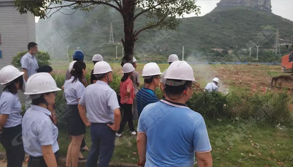 桂林鴻程機(jī)電設(shè)備有限公司廠區(qū)2#生產(chǎn)廠房開工大吉！